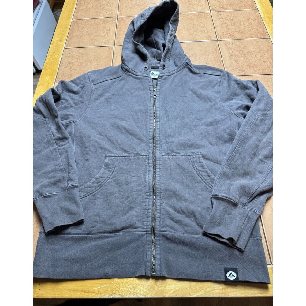 American Giant Men's Gray Full-Zip Hoodie
